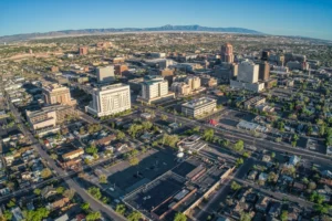 Albuquerque City And Buildings Daytime