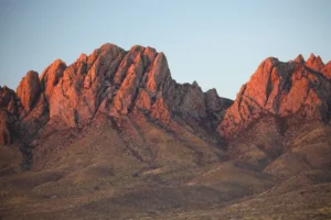 Las Cruces Organ Mountains At Sunset